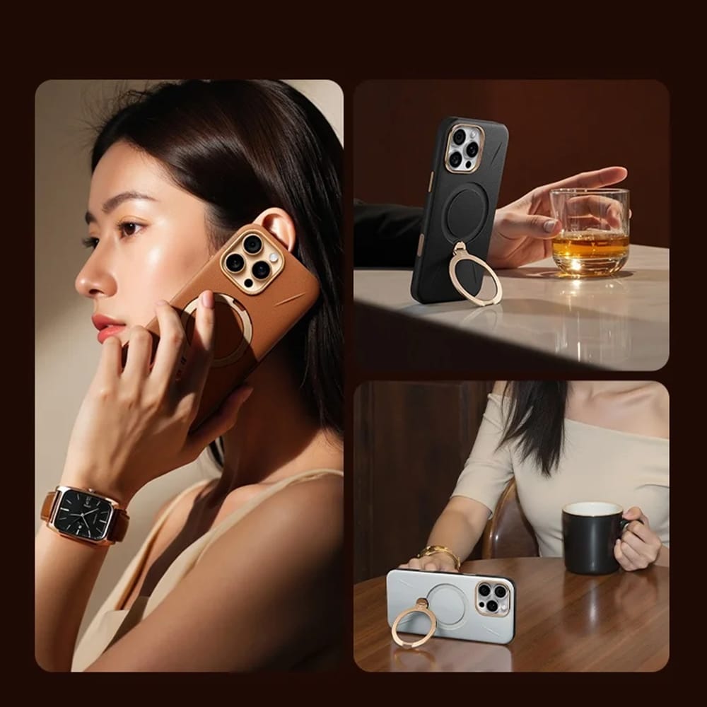 Torras QPRO Leather Series - θήκη για Apple iPhone 17 Pro Max - Πολύχρωμο - Image 4