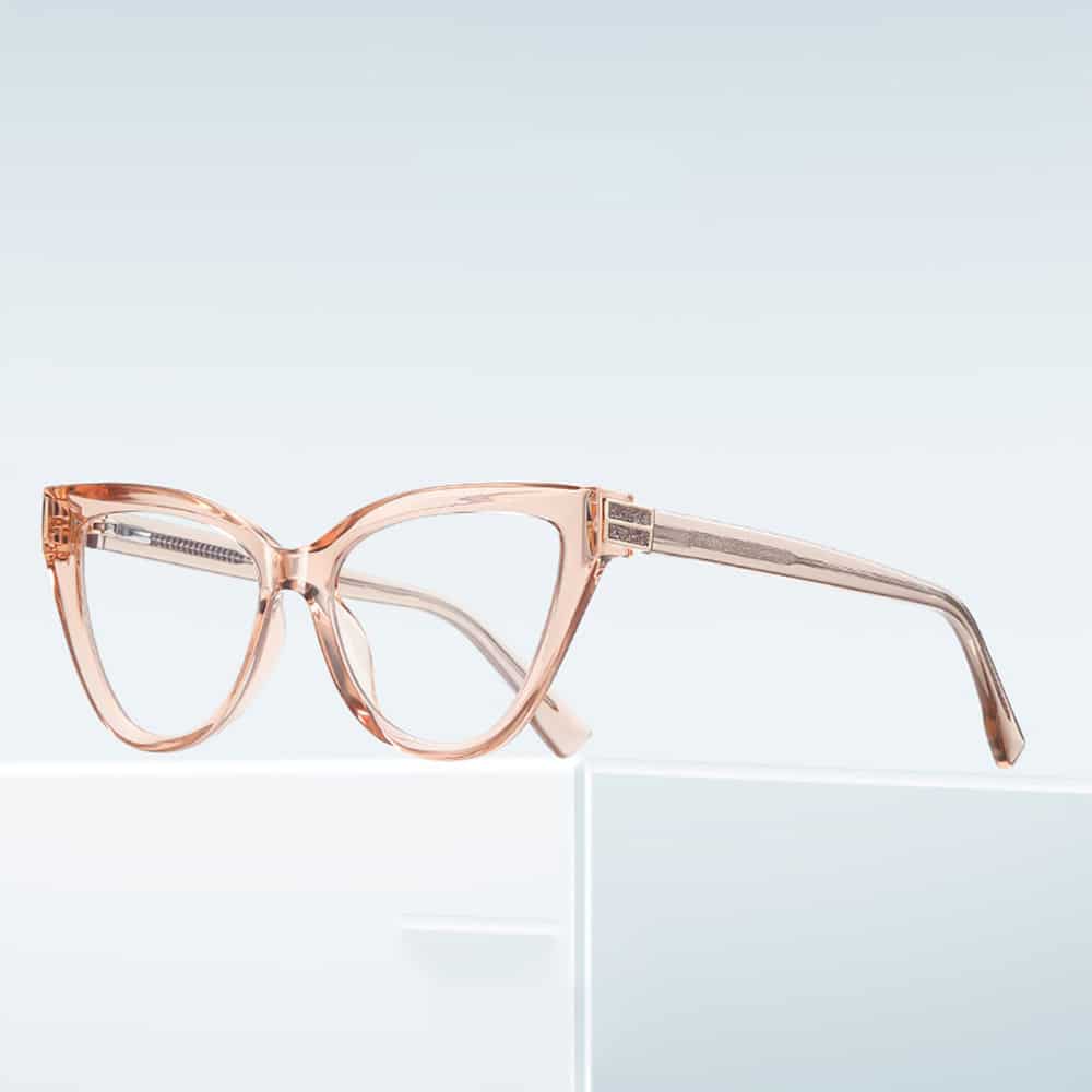 Techsuit - Anti-Blue Light Glasses Reflex Pc (2279) - For Women, Cat Eye, Tr90&metal Frame, Ac Lens - Leopard - Image 4