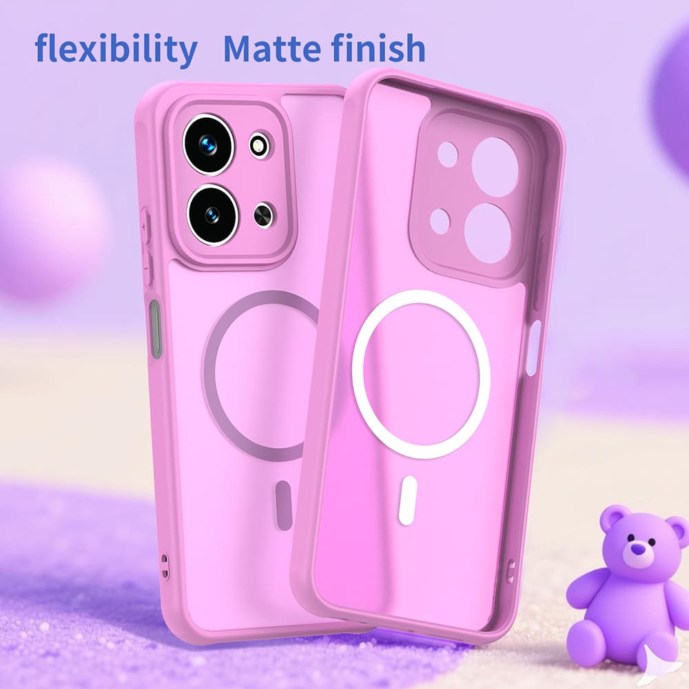 Techsuit HaloFrost II MagSafe - θήκη για Xiaomi Redmi 15C 4G - Ροζ - Image 2