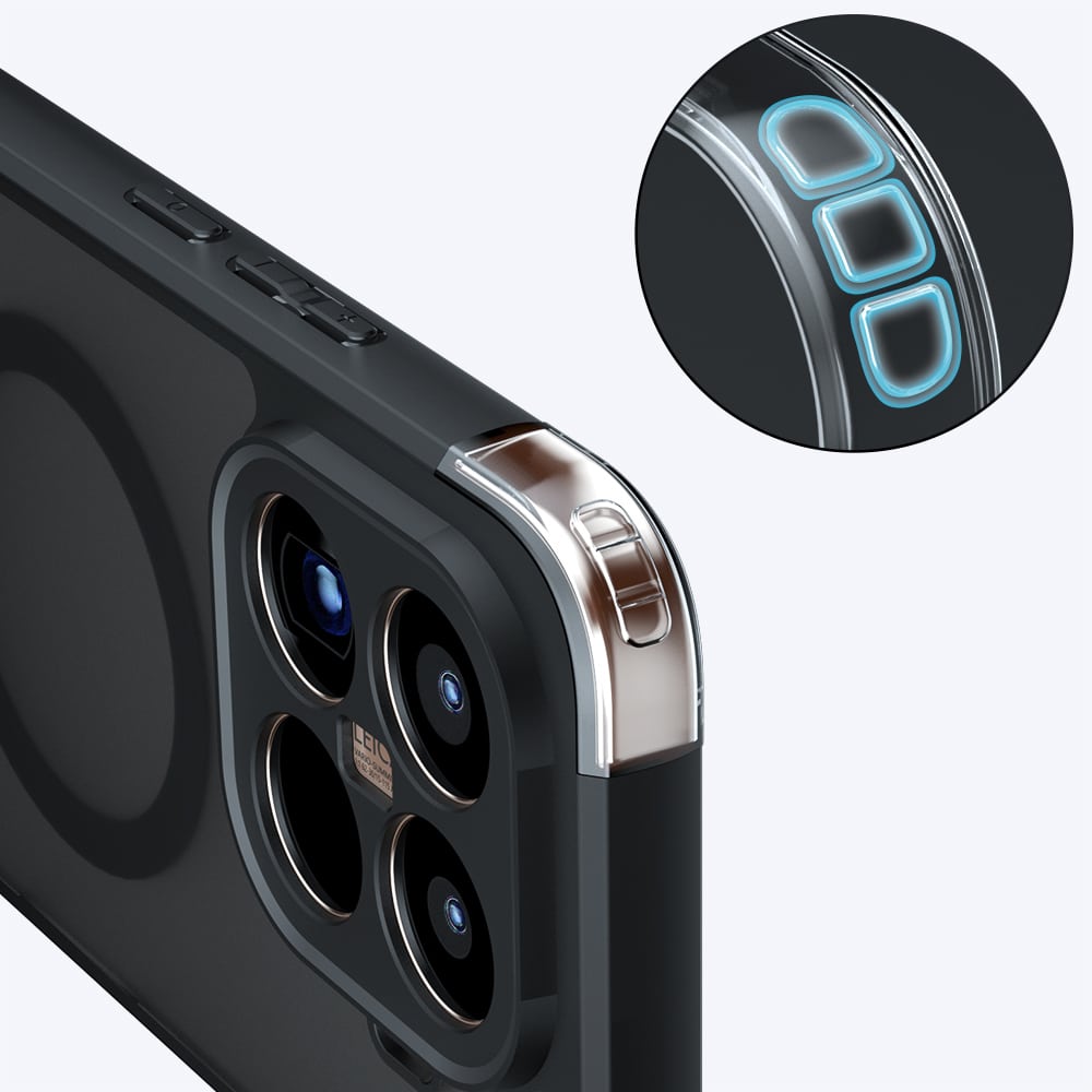 Techsuit PureFrost MagSafe - θήκη για Xiaomi 15T - Μαύρο - Image 5