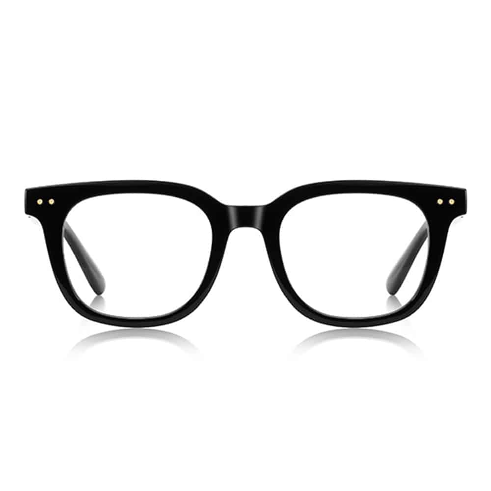 Techsuit - Anti-Blue Light Glasses Reflex Pc (2229) - For Men, Round, Tr90&metal Frame, Ac Lens - Black - Image 2