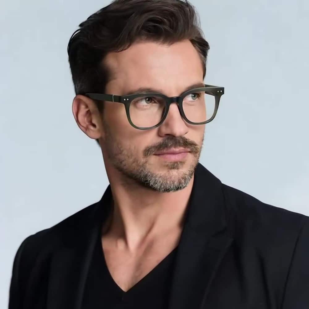 Techsuit - Anti-Blue Light Glasses Reflex Pc (2229) - For Men, Round, Tr90&metal Frame, Ac Lens - Black - Image 4