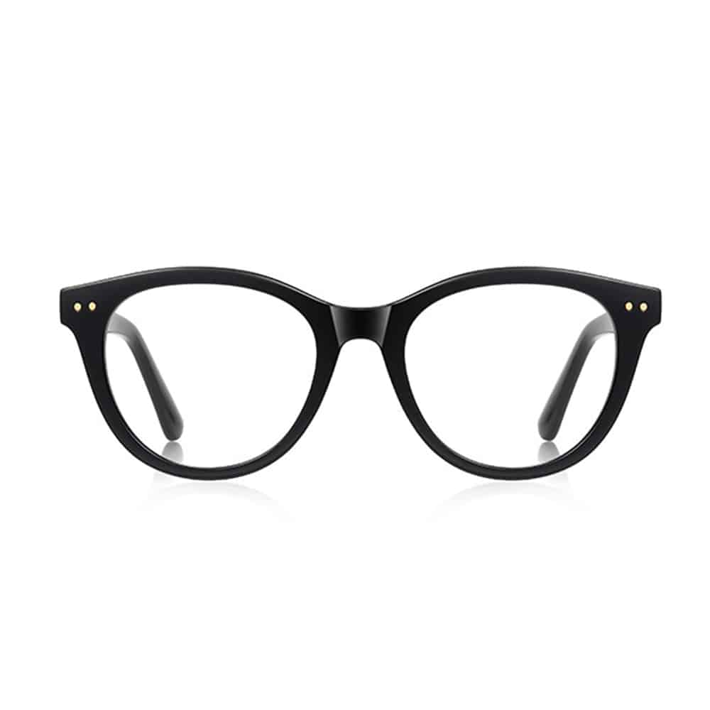 Techsuit - Anti-Blue Light Glasses Reflex Pc (2231) - For Men, Round, Tr90&metal Frame, Ac Lens - Black - Image 2