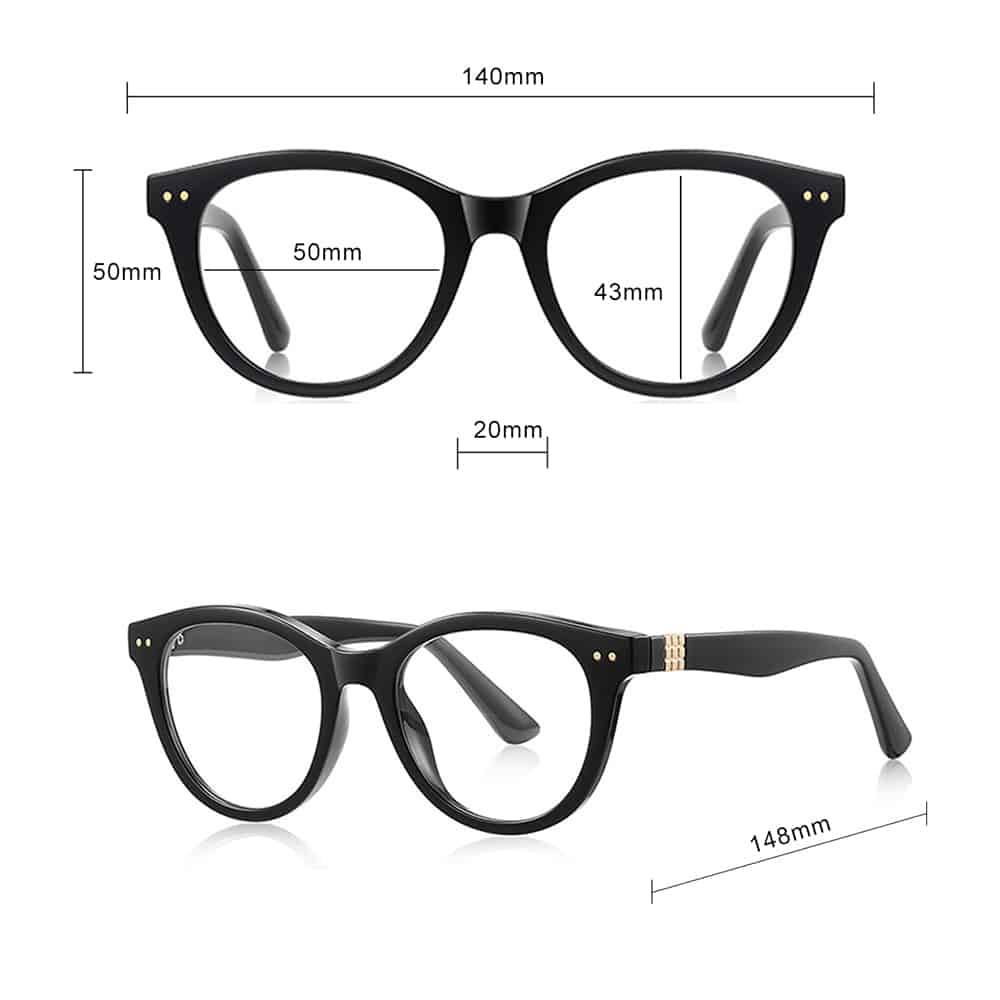 Techsuit - Anti-Blue Light Glasses Reflex Pc (2231) - Round, Tr90&metal Frame, Ac Lens - Transparent/gray - Image 7