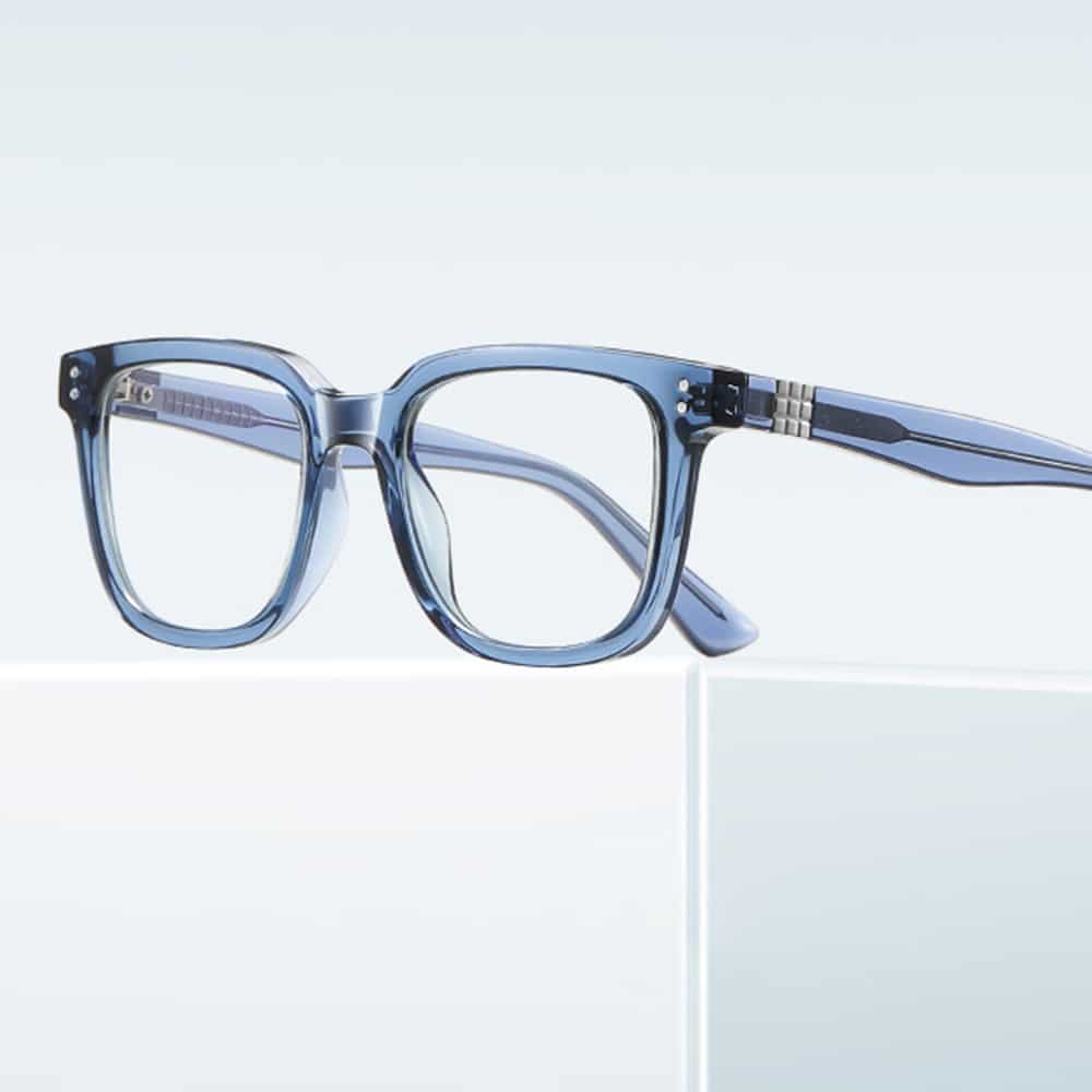 Techsuit - Anti-Blue Light Glasses Reflex Pc (2225) - For Men, Square, Tr90&metal Frame, Ac Lens - Black - Image 6