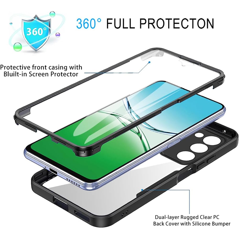 Techsuit ColorVerse 360 Series - θήκη για Oppo A5 / 4G 5G - Διάφανο - Image 4