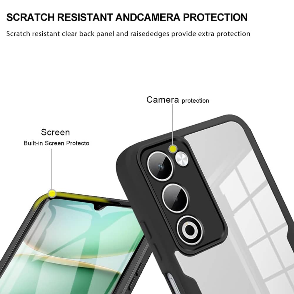 Techsuit ColorVerse 360 Series - θήκη για Oppo A5 / 4G 5G - Διάφανο - Image 3