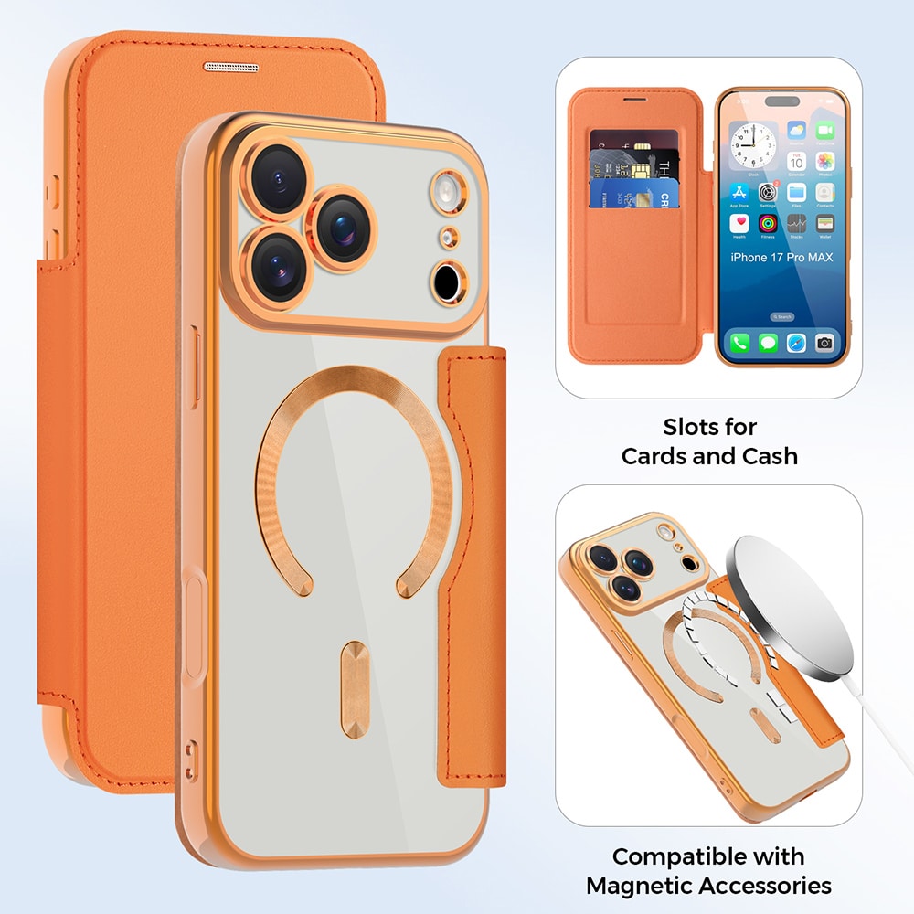 Techsuit SmartMag Book - θήκη για Apple iPhone 17 Pro Max - Πολύχρωμο - Image 3