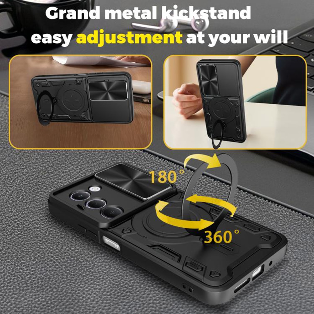 Techsuit CamGuard Pro - θήκη για Xiaomi Redmi 15 / - Κόκκινο - Image 3