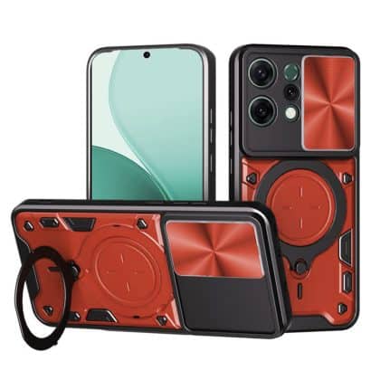 Techsuit CamGuard Pro - θήκη για Oppo Reno14 - Κόκκινο