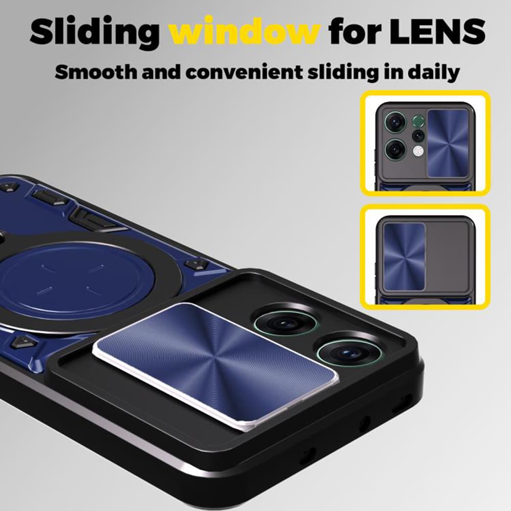 Techsuit CamGuard Pro - θήκη για Oppo Reno14 - Κόκκινο - Image 3