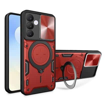 Techsuit CamGuard Pro - θήκη για Samsung Galaxy S25 FE - Κόκκινο