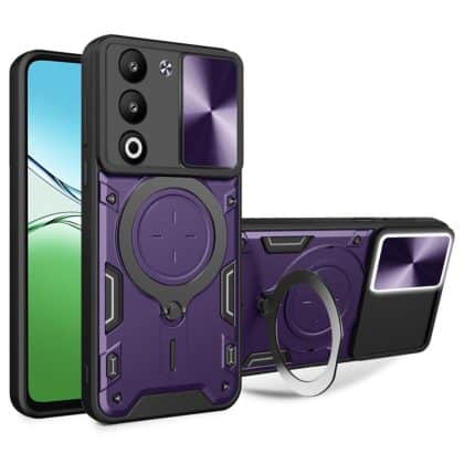 Techsuit CamGuard Pro - θήκη για Oppo A5 4G - Μωβ