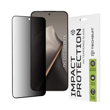 Techsuit - 111d Προστασία Full Glue - Xiaomi 15t - Μαύρο