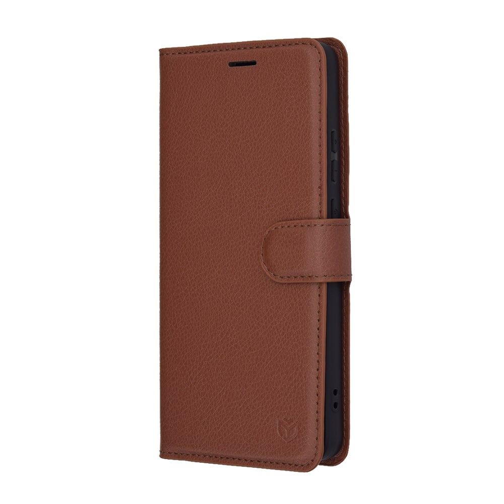 Techsuit Leather Folio - θήκη για Motorola Moto G86 Power - Καφέ - Image 4