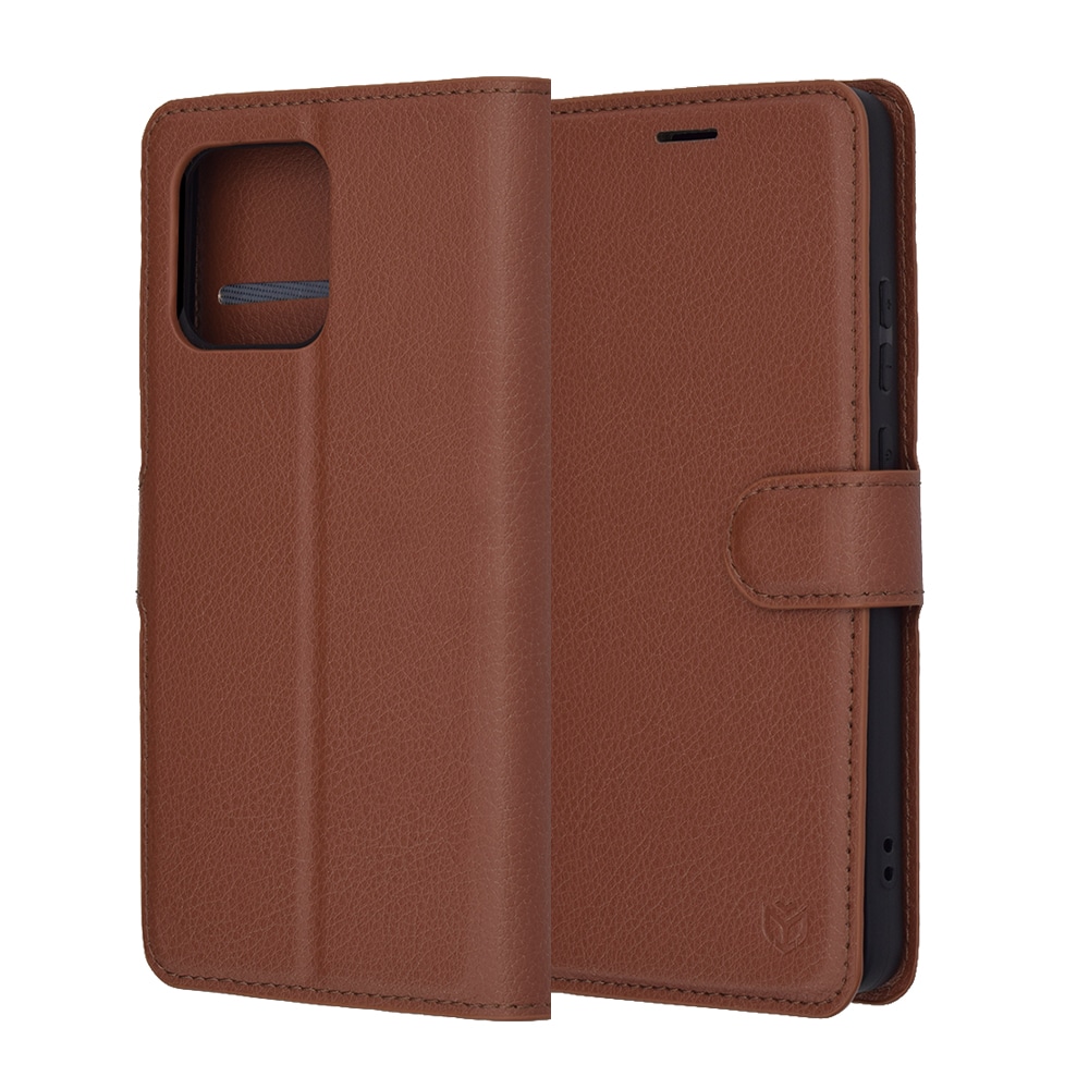 Techsuit Leather Folio - θήκη για Motorola Moto G86 Power - Καφέ - Image 6