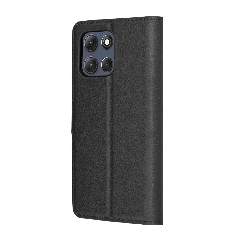 Techsuit Leather Folio - θήκη για Motorola Moto G86 Power - Μαύρο - Image 5