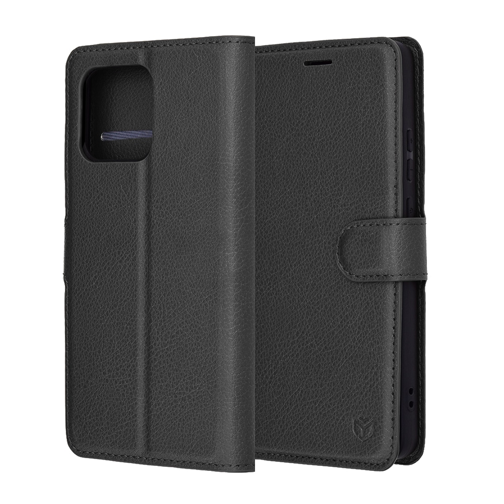 Techsuit Leather Folio - θήκη για Motorola Moto G86 Power - Μαύρο - Image 6