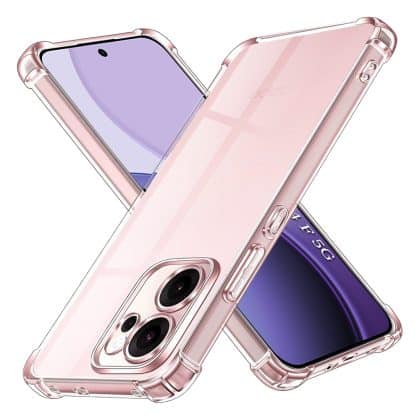 Techsuit Shockproof Clear Silicone - θήκη για Oppo Reno14 F - Διάφανο