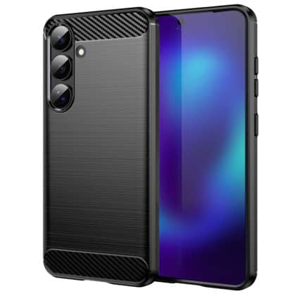 Techsuit Carbon Silicone - θήκη για Samsung Galaxy S26 - Μαύρο