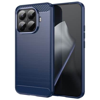 Techsuit Carbon Silicone - θήκη για Xiaomi 15T Pro - Μπλε