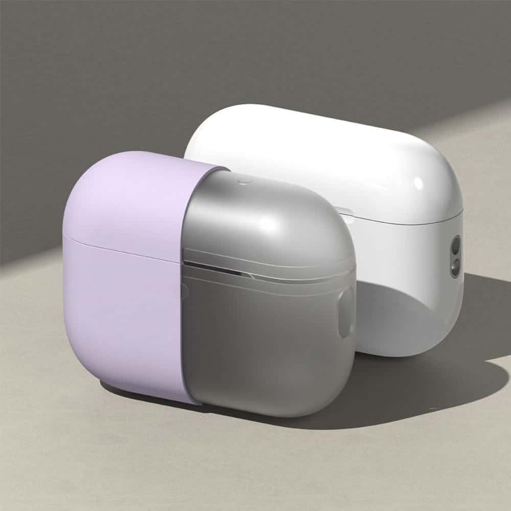Ringke - Silicone - Apple Airpods Pro 3 - Light Purple - Image 3