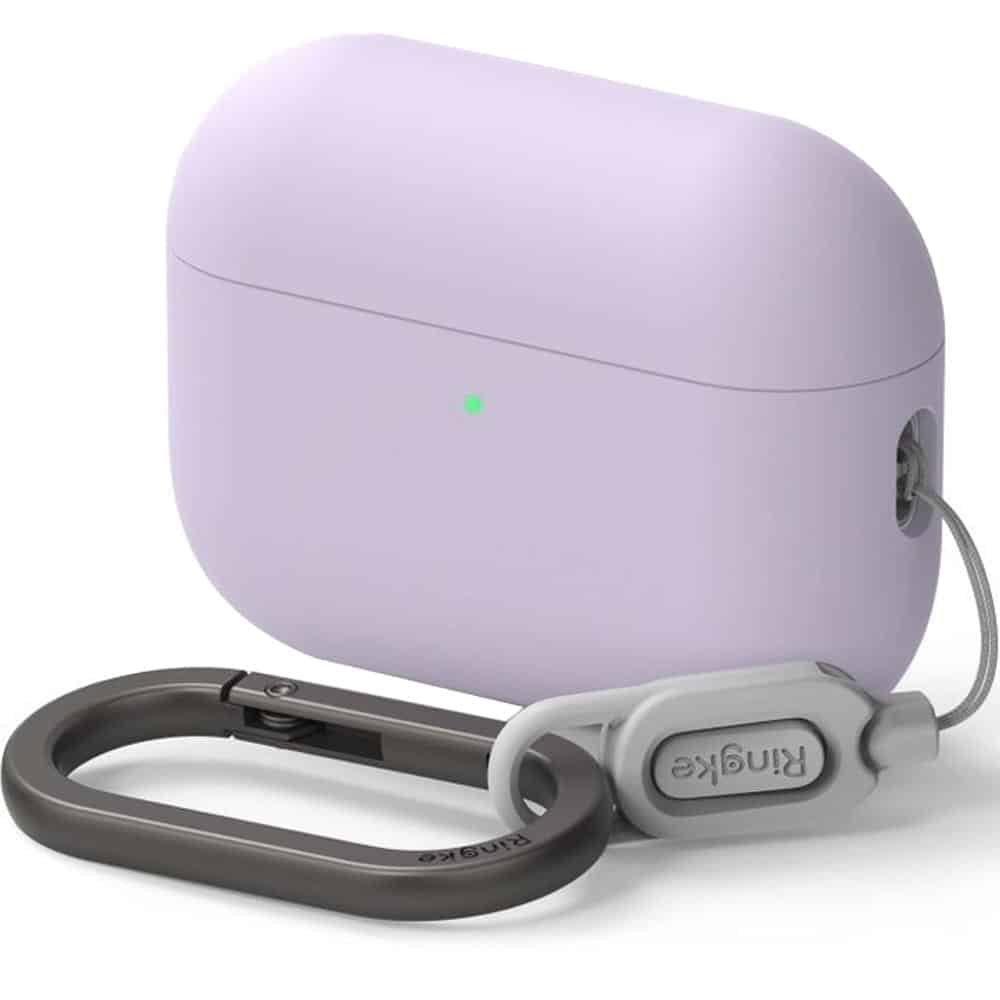 Ringke - Silicone - Apple Airpods Pro 3 - Light Purple - Image 2