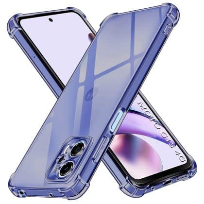 Techsuit Shockproof Clear Silicone - θήκη για Motorola Moto G13 - Μαύρο