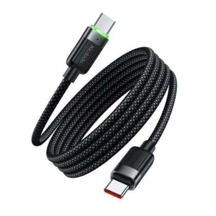 Mcdodo - Data Καλώδιο Self-Winding Series (ca-2000) - Usb-C To Usb-C, 60w, Fast Charging, 1.2m - Black