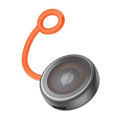 Mcdodo - Wireless Charger (ch-6840) - για Apple Watch, Dual Input, 2.5w, Anti-Lost Silicone Lanyard - Black