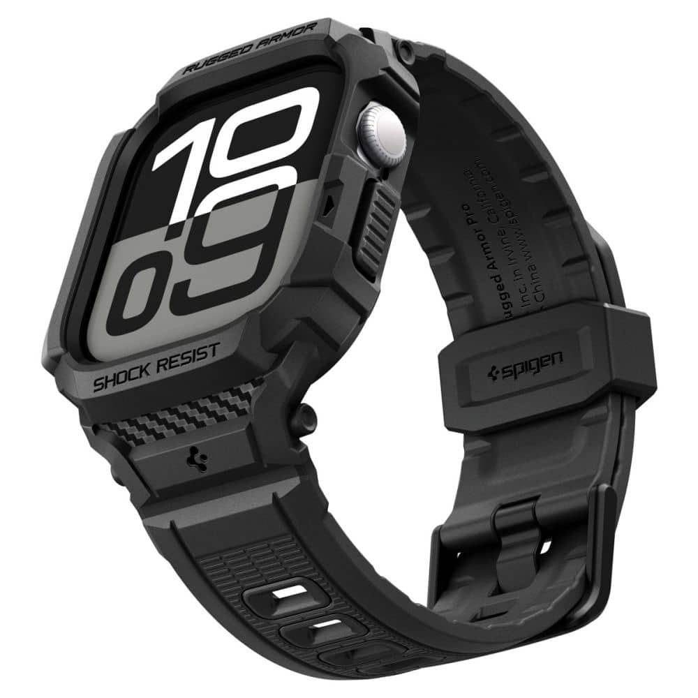 Spigen - Rugged Armor Pro V2 - Apple Watch 10 42mm / Watch 11 42mm - Matte Black - Image 4
