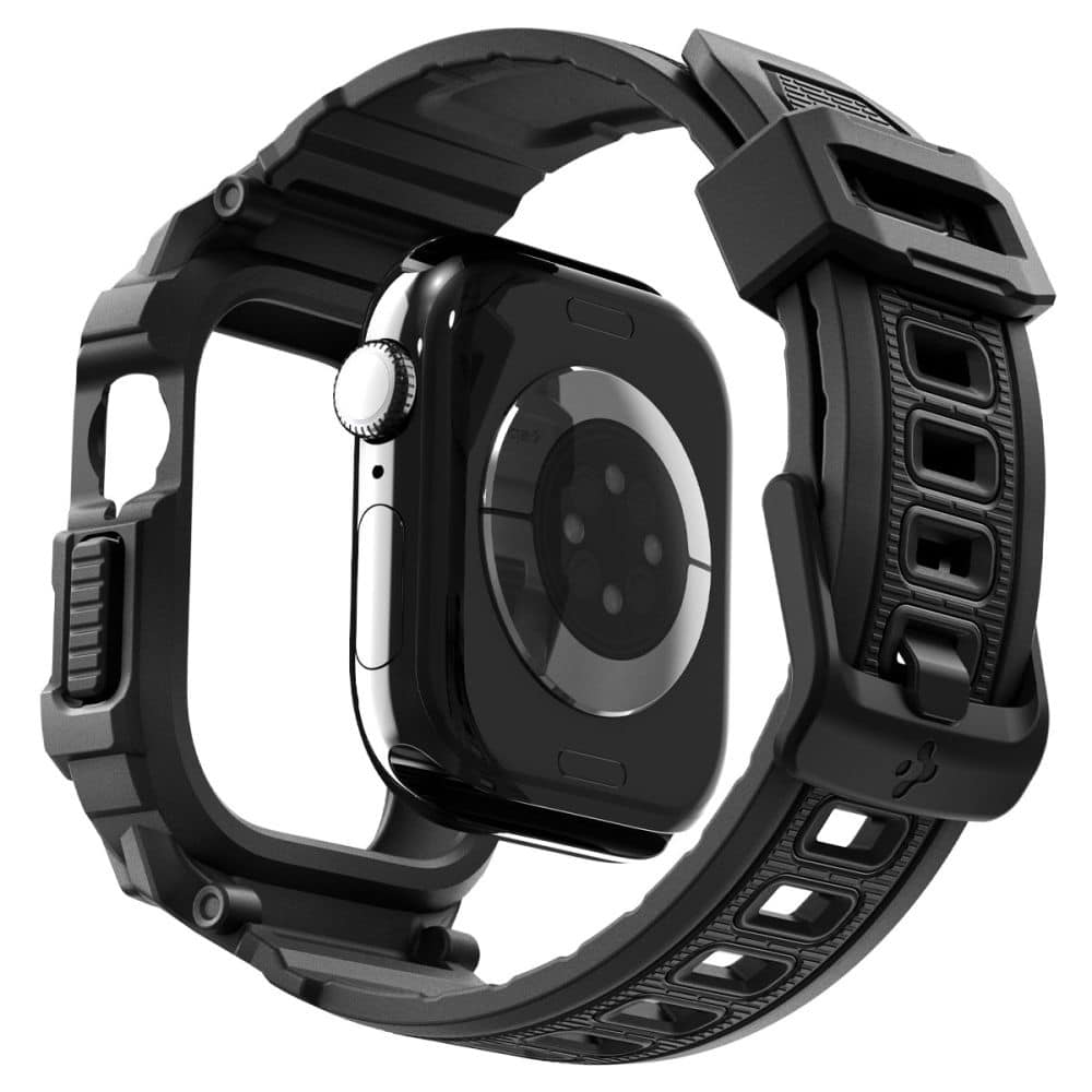 Spigen - Rugged Armor Pro V2 - Apple Watch 10 42mm / Watch 11 42mm - Matte Black - Image 2