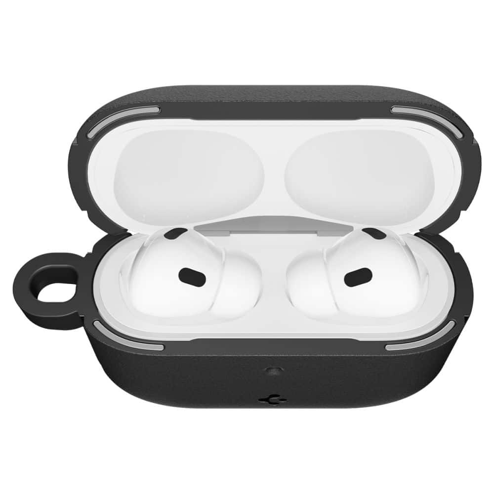 Spigen - Protection Case Vault - για Apple Airpods Pro 3, Air Space Technology, Aluminum Holder - Matte Black - Image 7