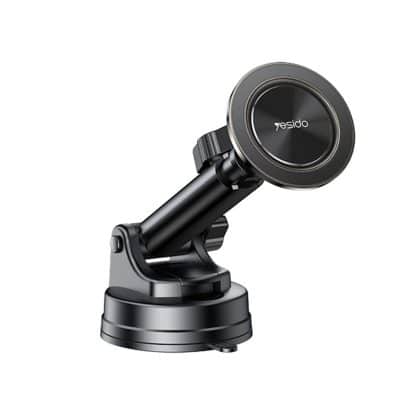 Yesido - Car Holder (c179) - For Dashboard, Star Ring Magnetic Design, 360, 15w, Zinc Alloy - Black