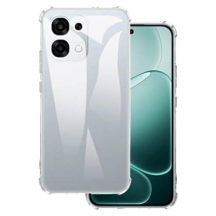 Techsuit Ανθεκτική Διαφανής Σιλικόνη - θήκη για Oppo A6 Pro 4G - Διάφανο
