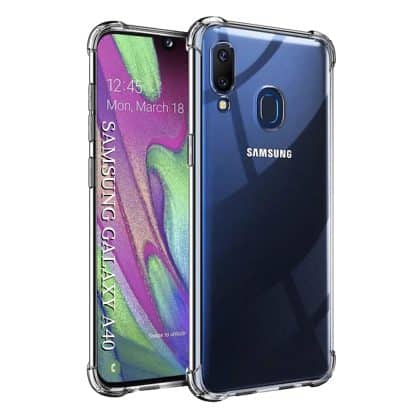 Techsuit Shockproof Clear Silicone - θήκη για Samsung Galaxy A40 - Διάφανο