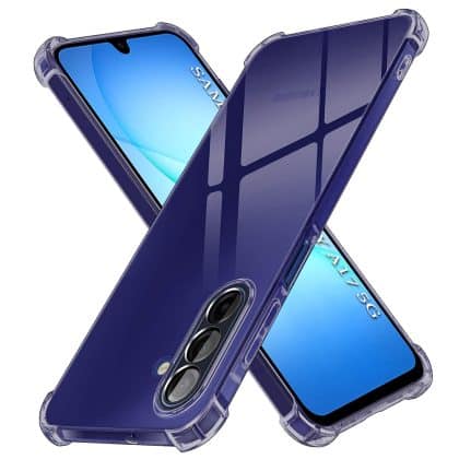 Techsuit Shockproof Clear Silicone - θήκη για Samsung Galaxy A17 5G / A17 4G / A18 4G - Μαύρο