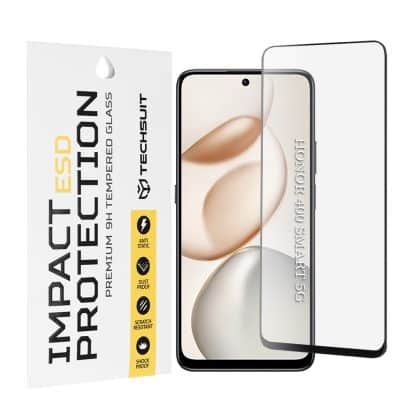 Techsuit - Esd Γυαλί - Honor 400 Smart 5g / 400 Smart 4g / 200 Smart / 90 Smart / X7d 4g / X7b 4g / X7b 5g / X7c - Μαύρο
