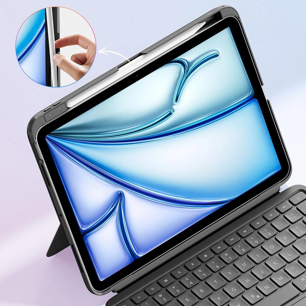 ESR - Flex Keyboard Case - iPad 10 (2022) 10.9 / 11 (2025) - Dark Gray - Image 8