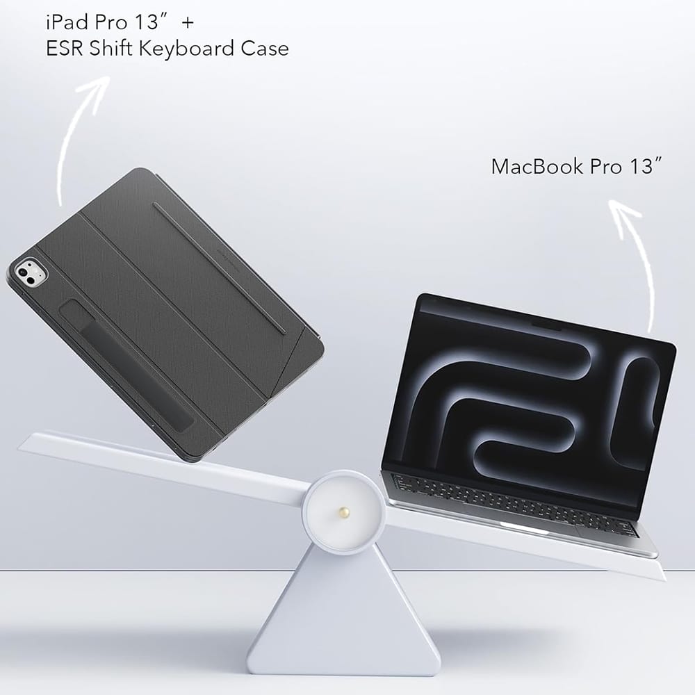 ESR - Shift Keyboard Case - iPad Pro 13 (2024) / iPad Pro 13 (2025) - Dark Gray - Image 6