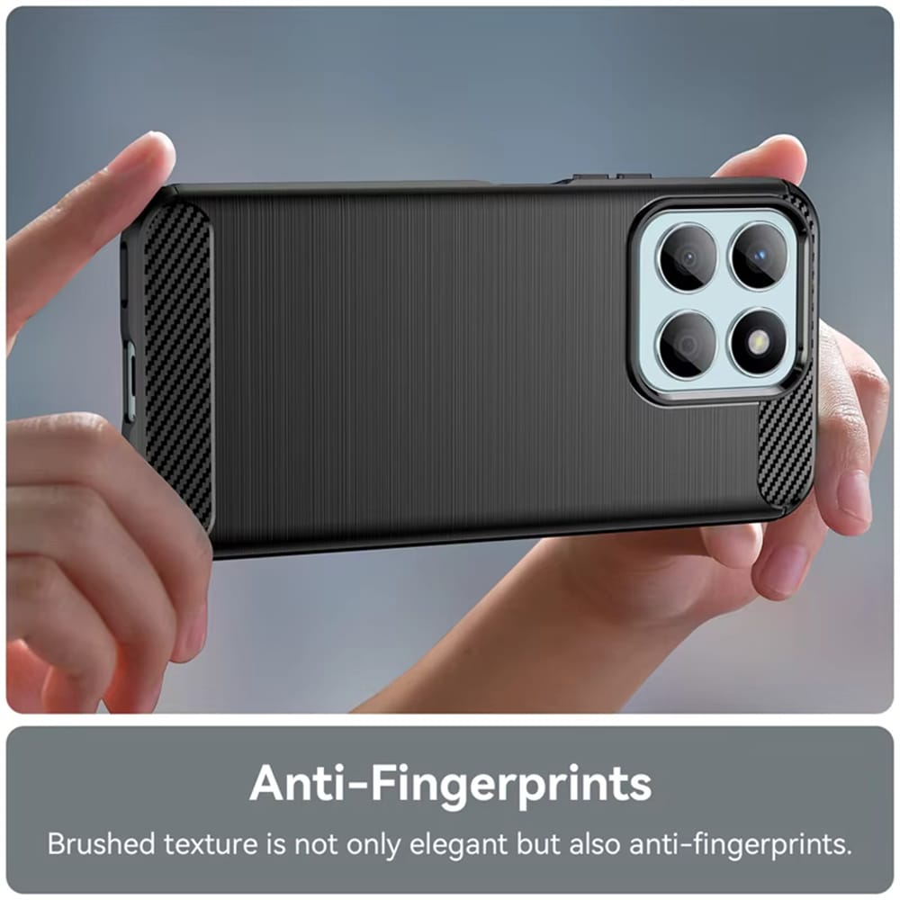 Techsuit Carbon Silicone - θήκη για Honor 400 Smart - Μπλε - Image 5