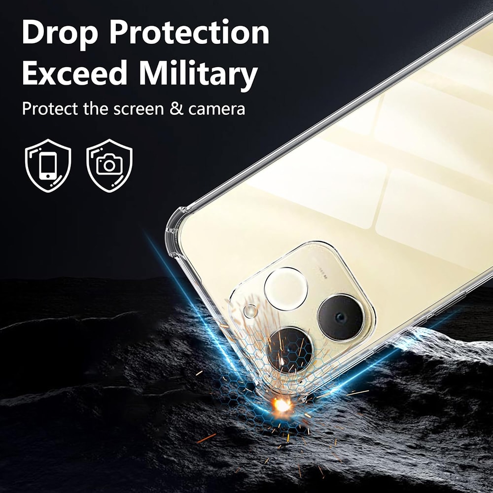 Techsuit Shockproof Clear Silicone - θήκη για Realme Note 70T - Διάφανο - Image 6