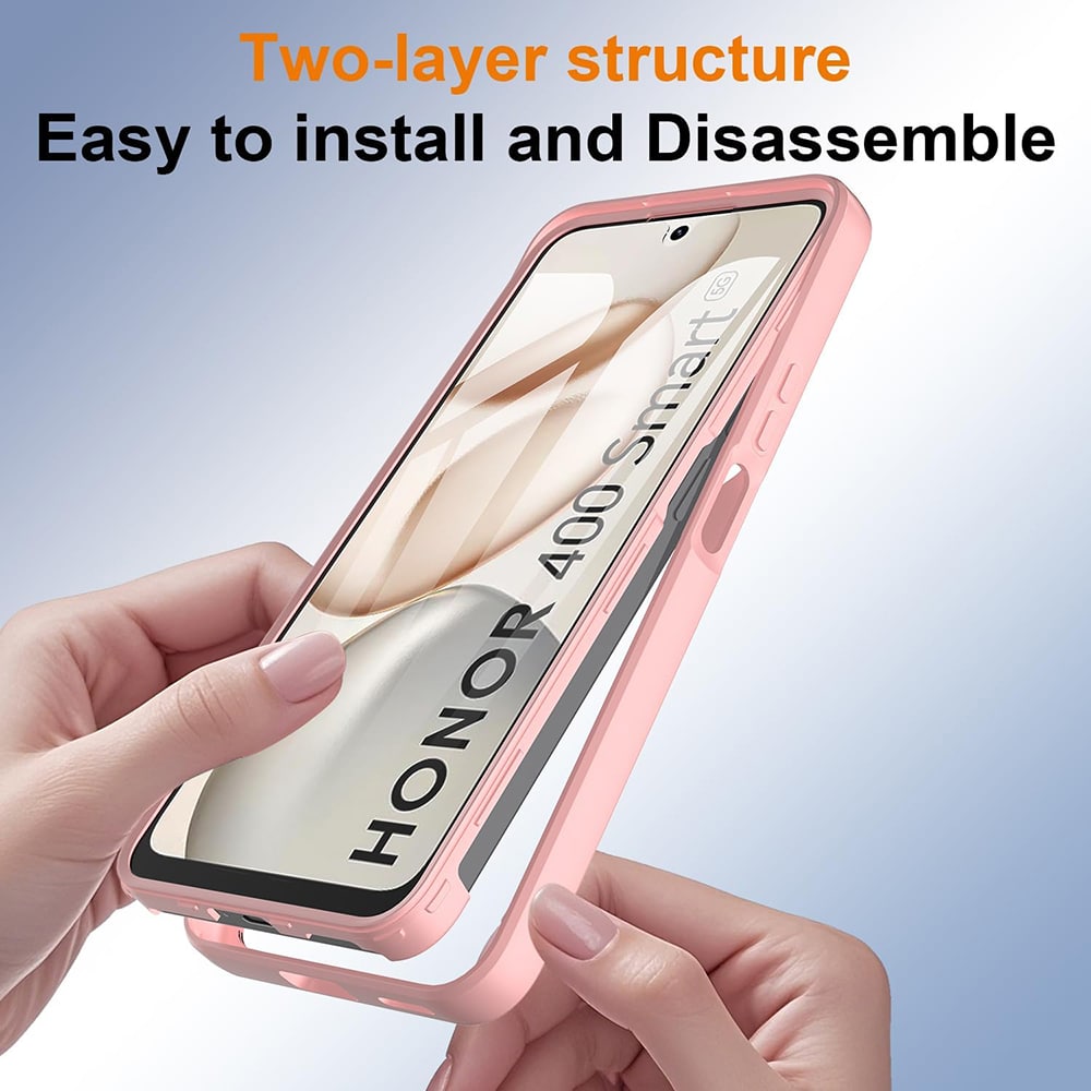 Techsuit ColorVerse 360 - θήκη για Honor 400 Smart / 4G X7d - Ροζ - Image 4