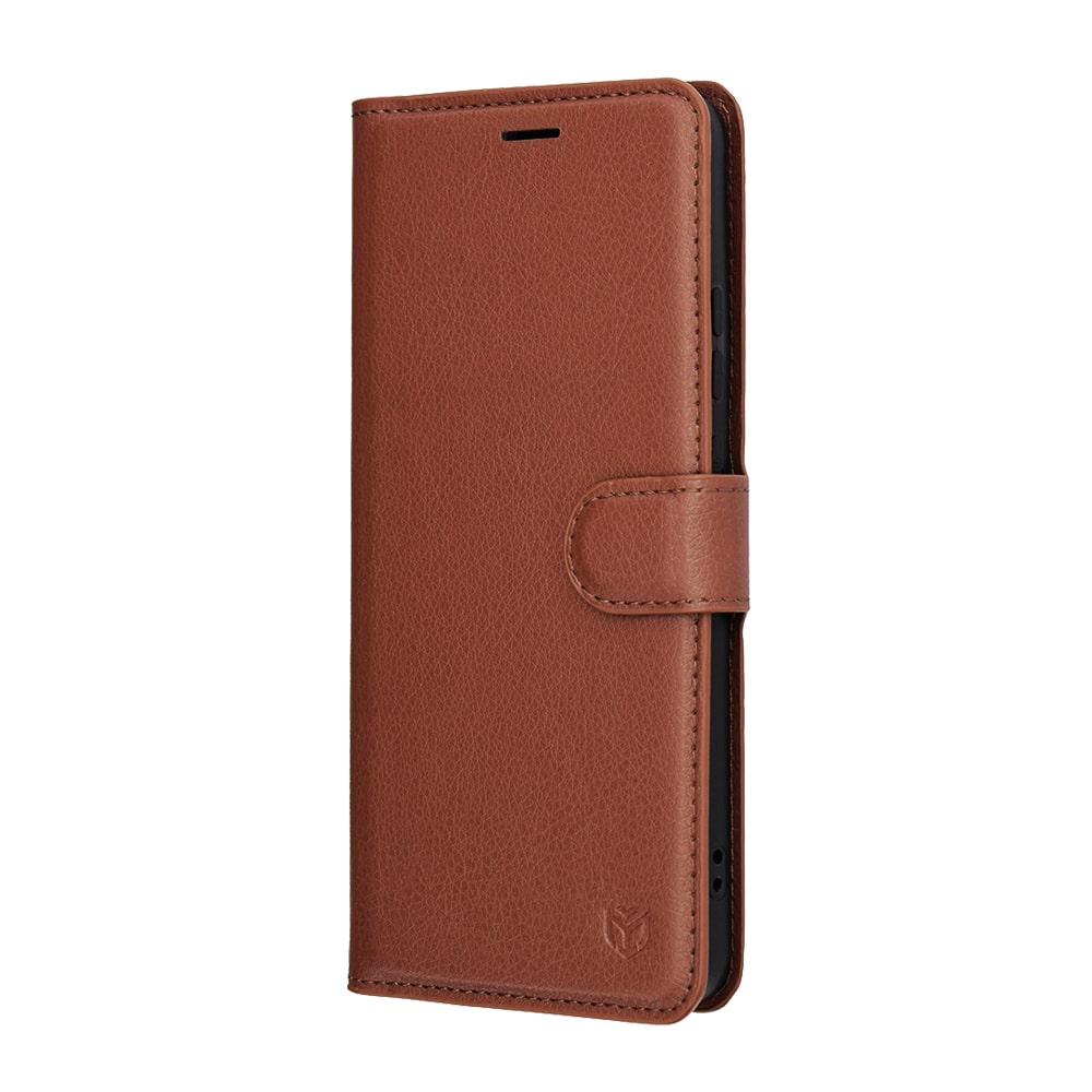Techsuit Leather Folio - θήκη για Motorola Moto G86 - Καφέ - Image 4