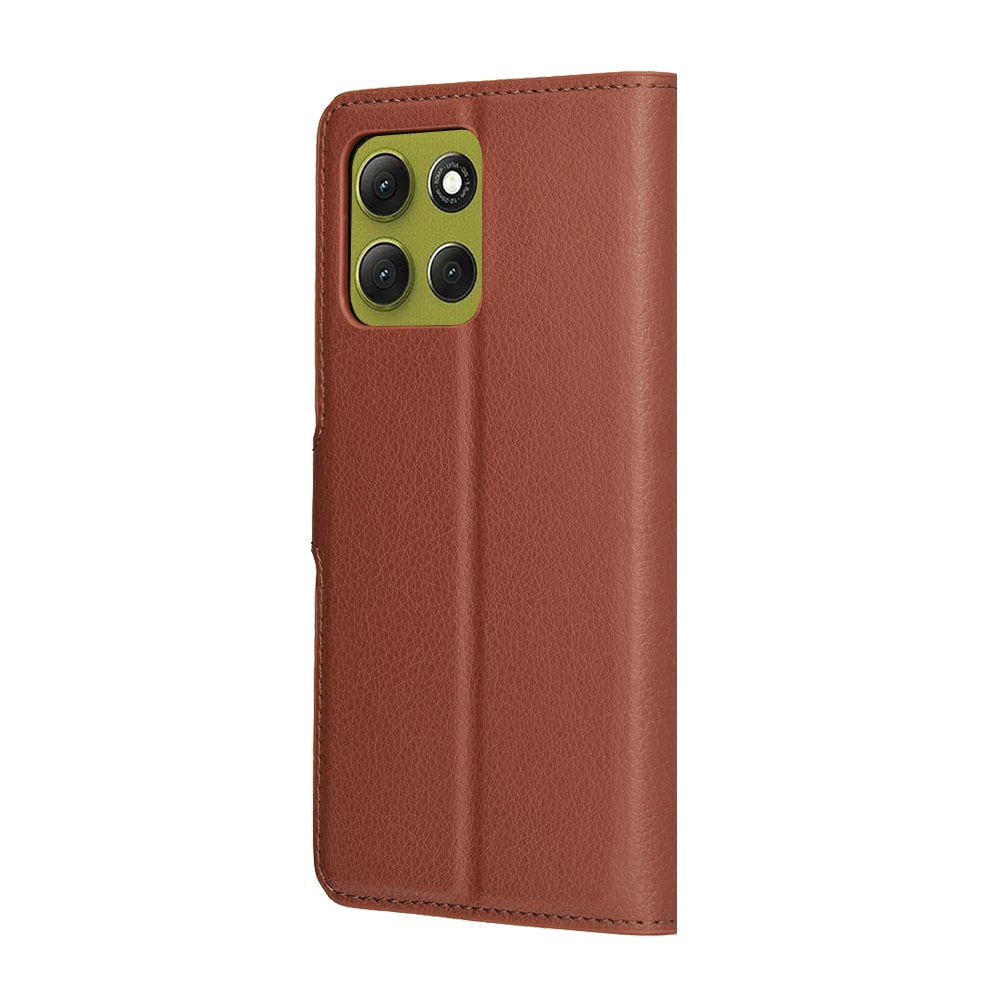 Techsuit Leather Folio - θήκη για Motorola Moto G86 - Καφέ - Image 5