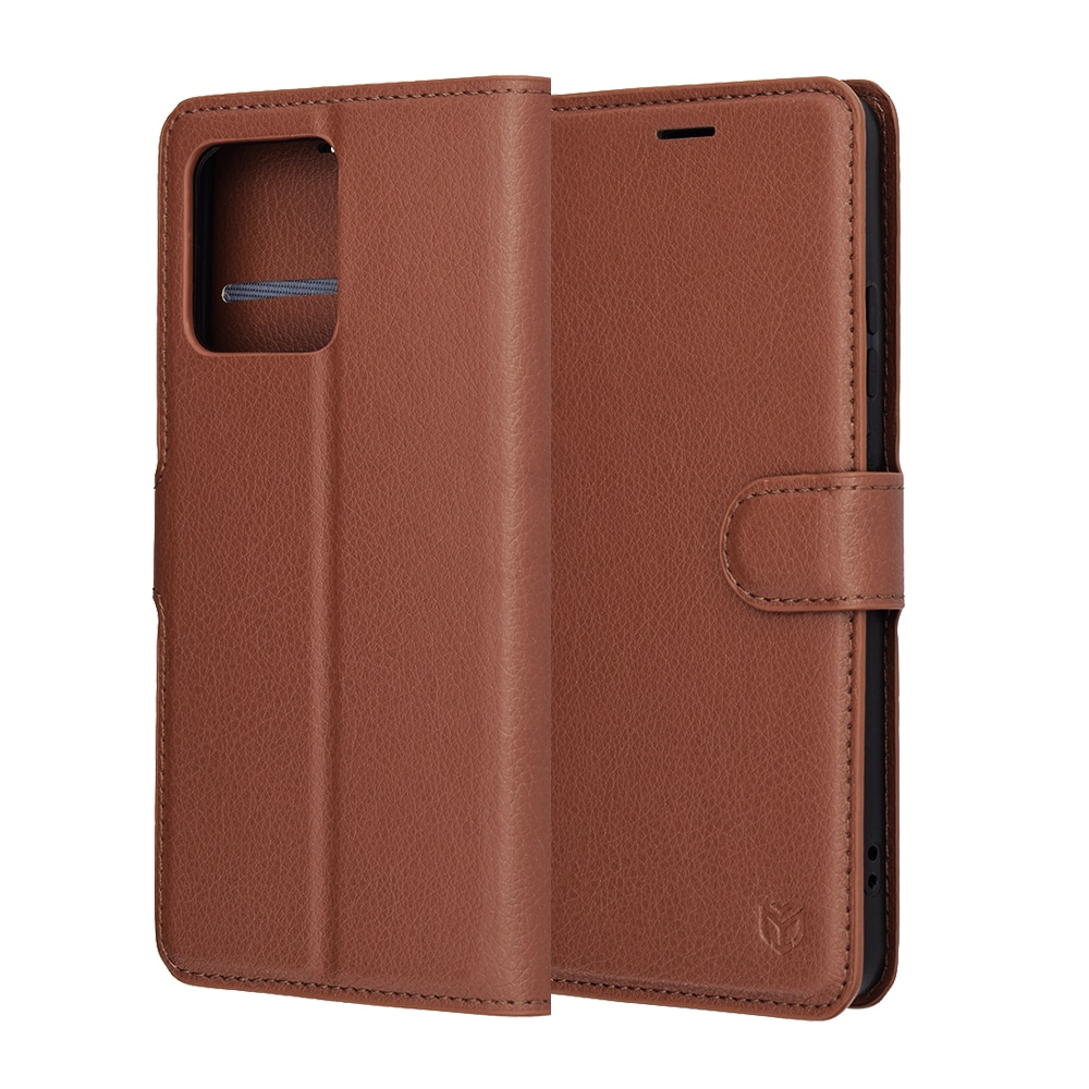 Techsuit Leather Folio - θήκη για Motorola Moto G86 - Καφέ - Image 6