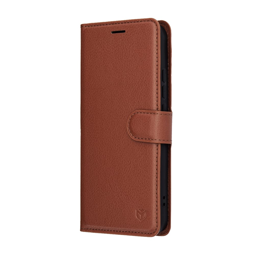 Techsuit Leather Folio - θήκη για Oppo Reno14 - Καφέ - Image 4