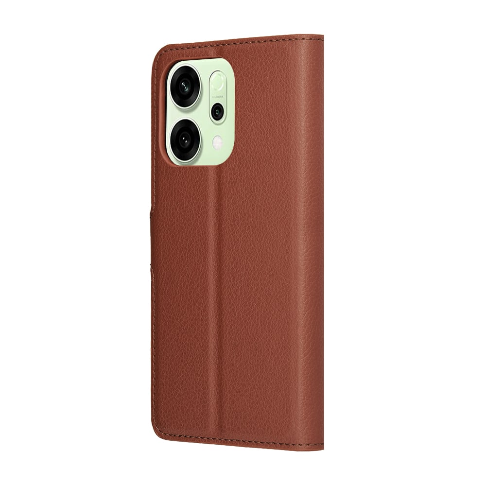 Techsuit Leather Folio - θήκη για Oppo Reno14 - Καφέ - Image 5
