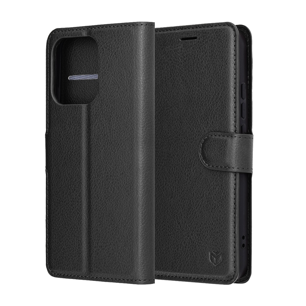 Techsuit Leather Folio - θήκη για Oppo Reno14 - Μαύρο - Image 6
