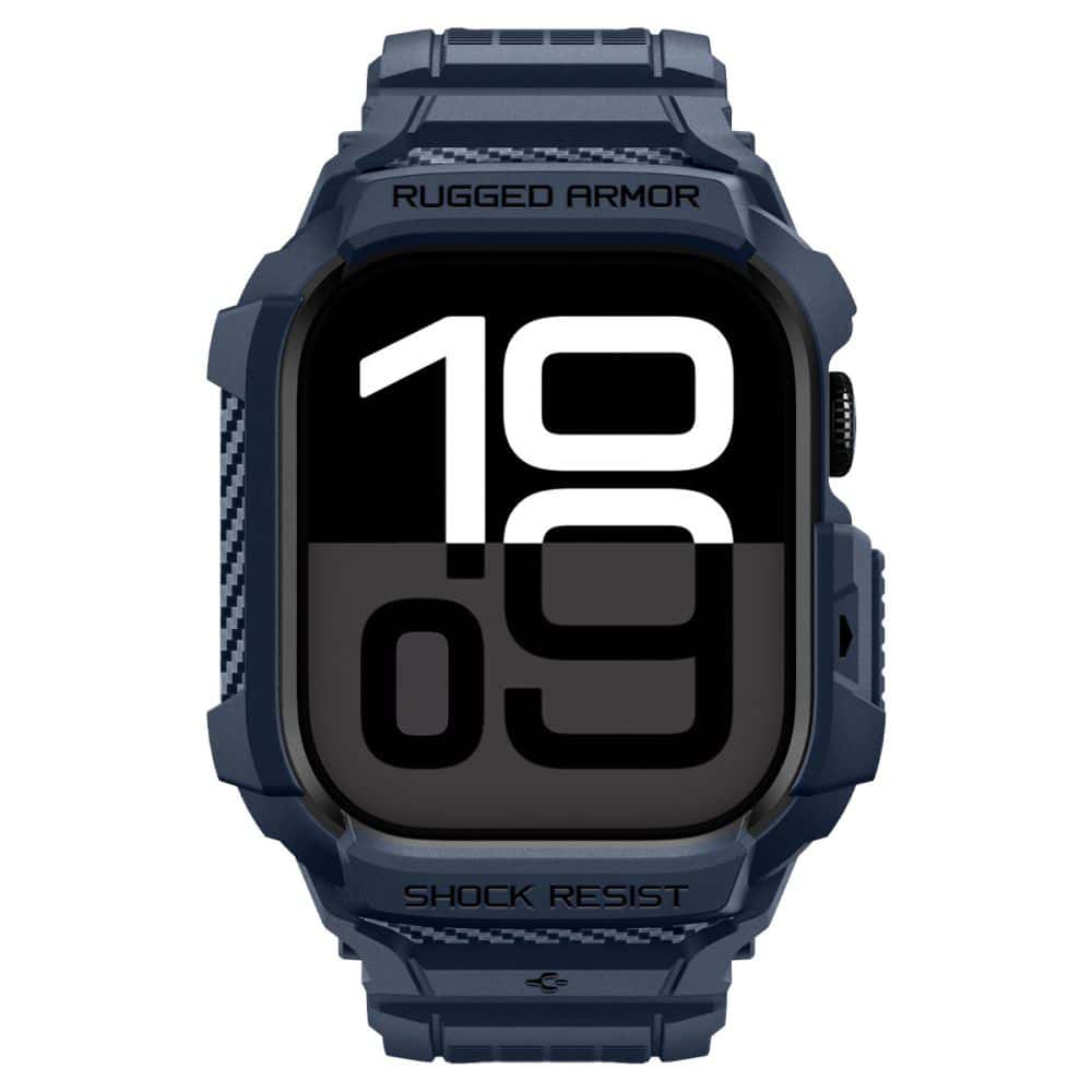 Spigen - Rugged Armor Pro V2 - Apple Watch 10 42mm / Watch 11 42mm - Navy Blue - Image 2